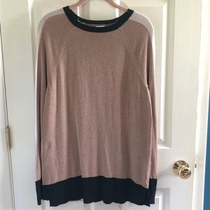 Tri-colored Lightweight Sweater